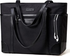 Sac Cabas Femmes?Grande Capacité Sac Ordinateur 15,6 pouces Imperméable Sac F