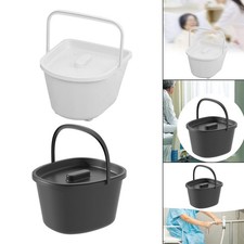 Chaise percée Seau Bassin Siège de toilette Chaise Seau pour personnes âgées