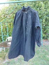 Ancienne biaude blaude paysan Maquignon marchand de bestiaux blouse travail noir