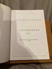Encyclopaedia Universalis - Universalia 1977 évènements hommes problèmes en 1976