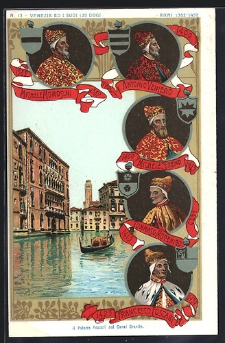 Carte postale venezia doge - venezia,,