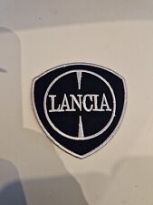 Patch Écusson Thermocollant Brodé Lzncia Bleu Marine 8 Cm