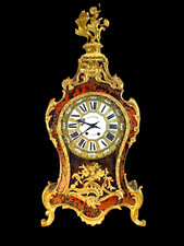 CARTEL " BOULLE " EPOQUE NAPOLEON III DE STYLE LOUIS XIV  ECAILLE ET BRONZE DORÉ