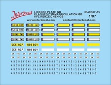 Plaques immatriculations GB 03