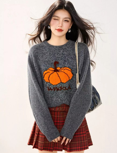 Pull femme gris foncé avec - gris,