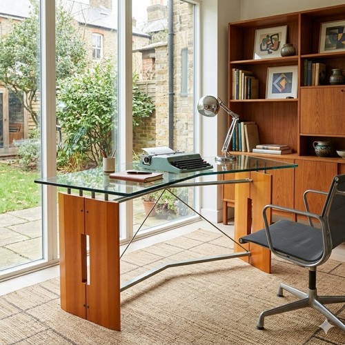 Bureau vintage noyer tanganyka - bureau,