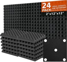 Lot de 24 panneaux acoustiques
