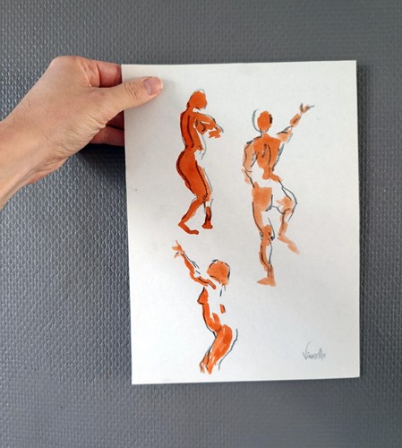 Dessin croquis étude - et,