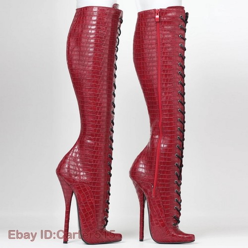 18cm high heels ballet boots - high,