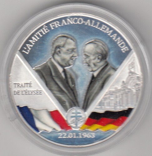 France médaille argent - médaille,