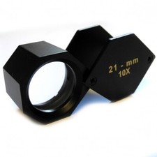 Hexagonal Triplet Loupe 10x