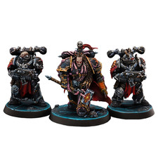 Figurine peinte Obsidius Mallex & Chaos Marines Warhammer Quest prévente | Art