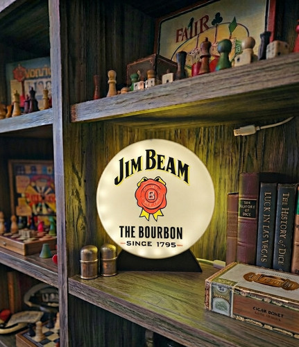 Enseigne jim beam lumineuse - beam,