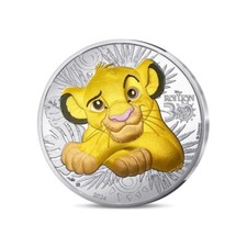 FRANCE 2024 Disney Lion King SIMBA 30th Anniversary 10€ Silver Colorized Coin