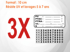 3 autocollants sticker