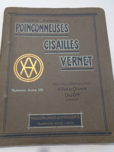 1931 catalogue cisailles - catalogue,