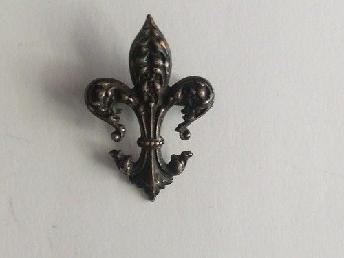 Broche ancienne fleur lys - broche,