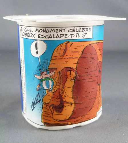 Asterix pot de yoghourt - pot,