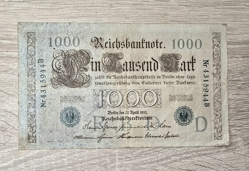 Reichsbanknote 1000 mark - mark, 21