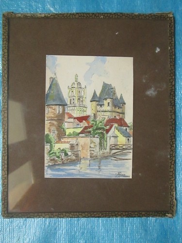 Aquarelle rouillot d - aquarelle,