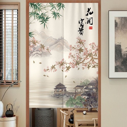 Chinois porte rideau - porte,