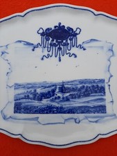 porcelaine d'arras-caudron grand plat oval CREPY