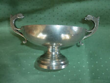 Coupe sur pied douche en étain ancien objet de collection