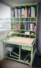 magnifique meuble de tri postal patiné d'époque