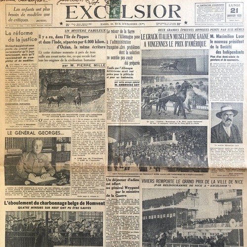 Journal excelsior 1935 - journal, 21/01/1935