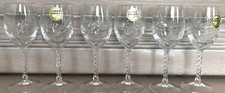 Lot 6 verres à liqueur 7cl en Cristal d'Arques taillé FLEURY EPI - NEUFS