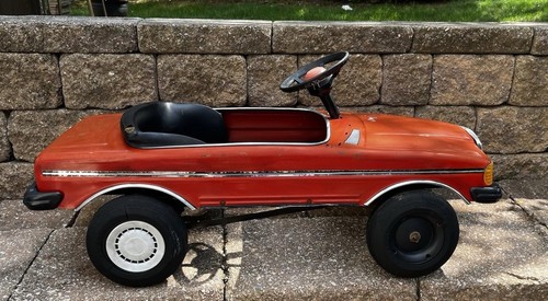 Vintage rare red mercedes - rare,