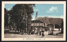 CPA Cherbourg, La Gare 