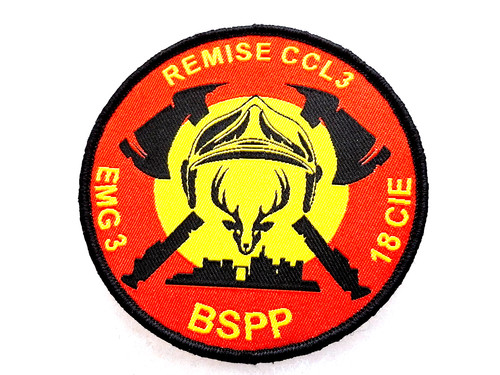 Insigne tissu sapeurs - un,