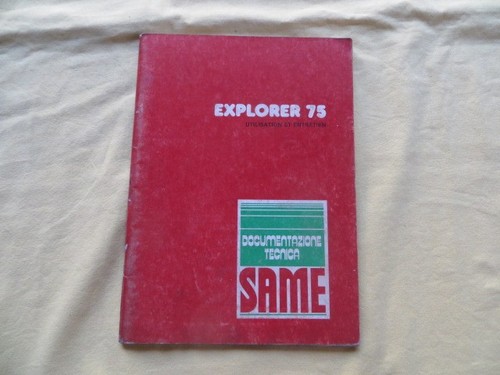 Tracteur same explorer - 75,