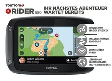 TomTom Rider 550 World, cartes