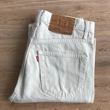 Levi’s 501 (0125) W32 L32. Beige Ancienne Coupe 90's 41 Fr Made In USA