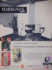 PUBLICITÉ MARIGNAN TISSUS
