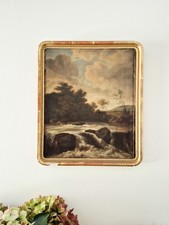 Tableau , peinture à l'huile, Jacob van Ruisdael, peintre hollandais , 1665, cop