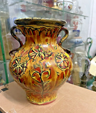 Superbe vase Keraluc signé