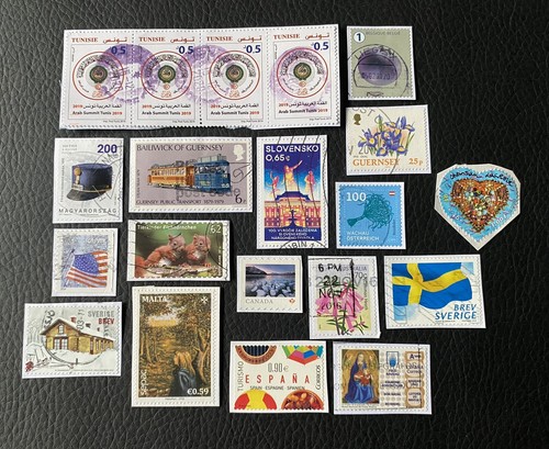Lot timbres de pays - timbres,