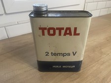 Total 2 Temps V Bidon D’huile En Métal Vide 2L 
