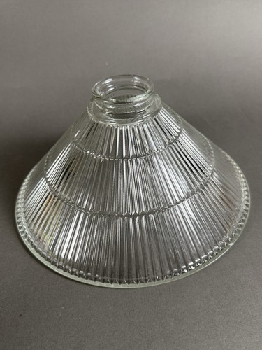 Vintage clear holophane - 10",