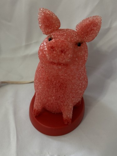 Pig indoor lamp - pink, base