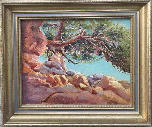 Tableau peinture cadre 20è - tableau,