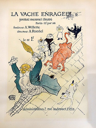 Affiche lithographie illustré - affiche,
