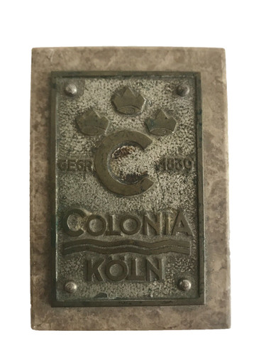 Souvenir plaque bronze - souvenir, et