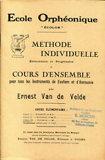 Ernest Van de Velde - Ecole