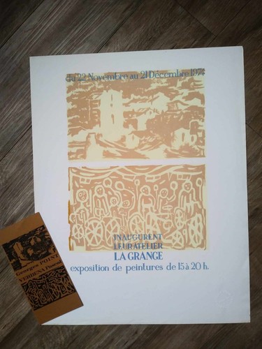 Affiche lithographie - affiche, lithographie &