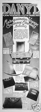 PUBLICITÉ 1934 DANYL