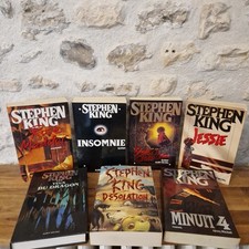 LOT 7 LIVRES STEPHEN KING JESSIE DESOLATION INSOMNIE YEUX DU DRAGON GRAND FORMAT